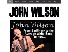 Tablet Screenshot of johnwilsonmusic.com